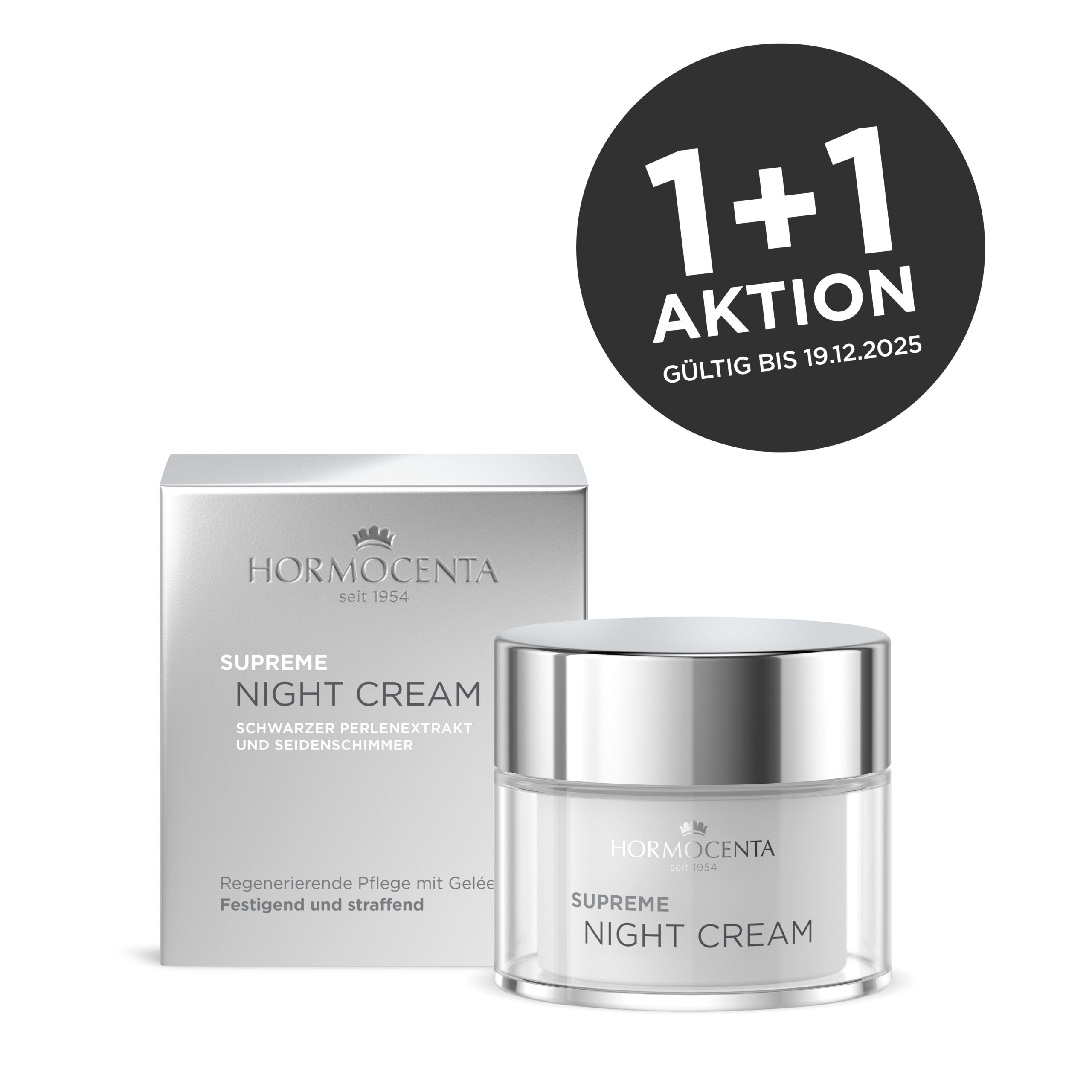 Hormocenta Spezial-Nachtcreme – 50 Ml, Regenerierende Anti-Age Pflege Mit Gratis Hologramm-Aufkleber